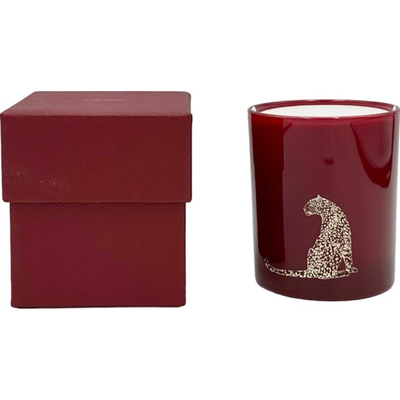 New in Box Cartier Bougie Parfumée Panther Scented Candle 6.5oz. - Picture 2 of 12